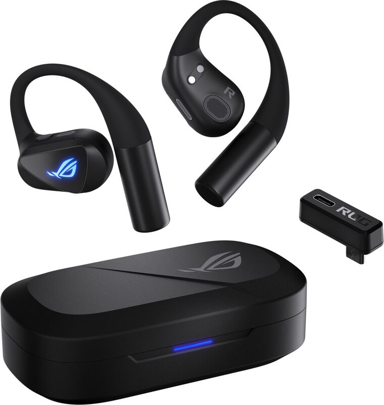 Навушники Asus ROG Cetra Open Wireless/Bluetooth Black (90YH0450-BTUA00)
