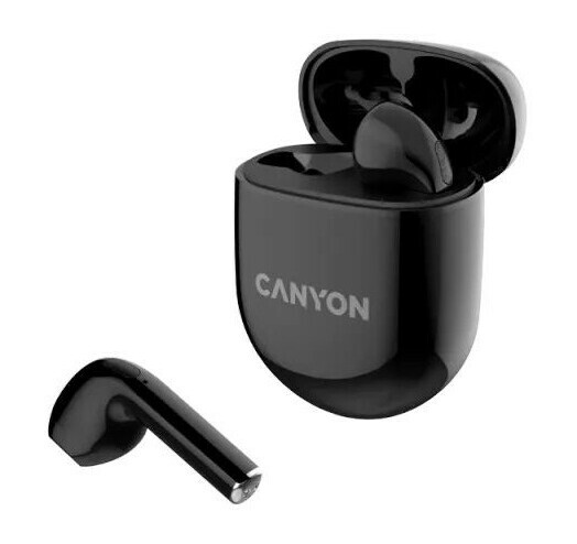 Наушники Canyon TWS-6 Black (CNS-TWS6B) - фото 1 Наушники Canyon TWS-6 Black (CNS-TWS6B) - фото 1