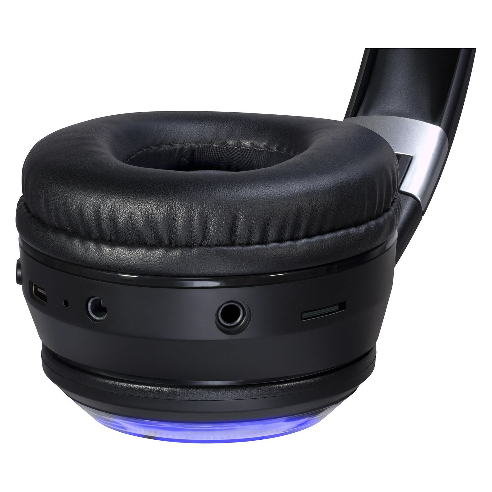 Наушники Defender FreeMotion B400 LED Bluetooth Black (63400) - фото 1 Наушники Defender FreeMotion B400 LED Bluetooth Black (63400) - фото 1