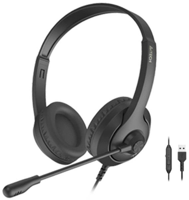 Гарнітура A4Tech FH100U Stone Black