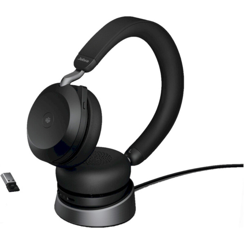Наушники JABRA Evolve 2 75 Stereo USB-A with Charging Stand (27599-999-989)