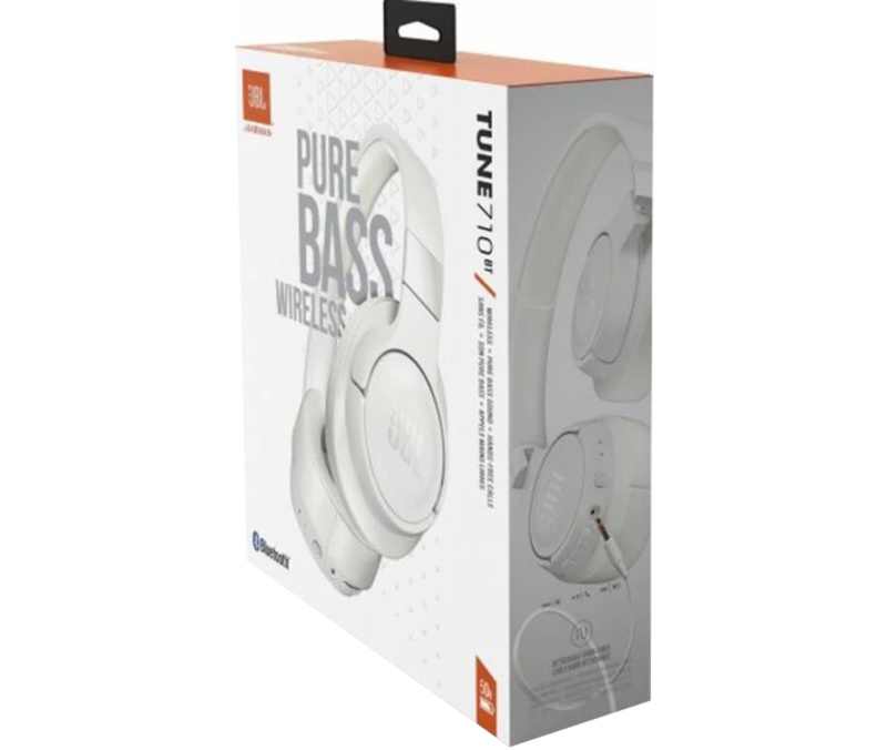 Наушники JBL Tune 710 BT White (JBLT710BTWHT) - фото 4