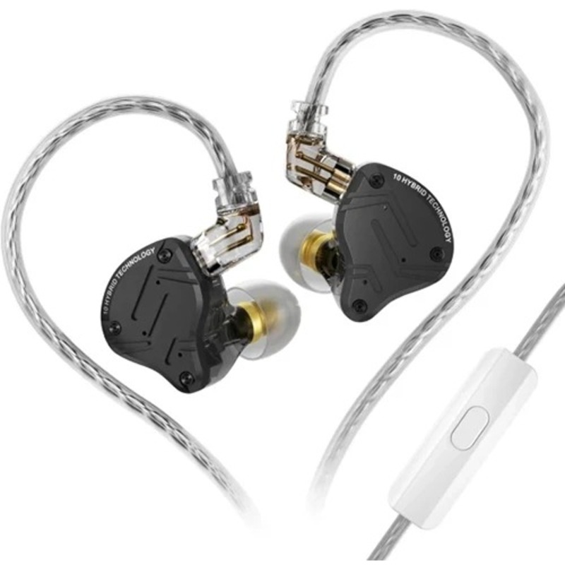 Навушники KZ ZS10 Pro X Mic Black