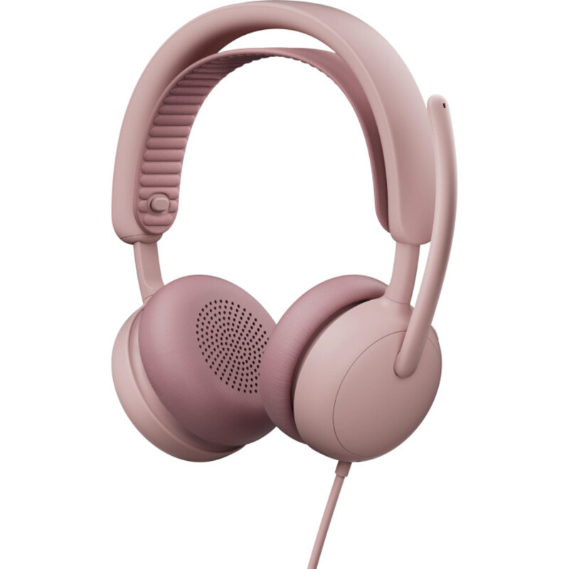 Навушники Logitech Zone Wired 2 Rose (981-001620)