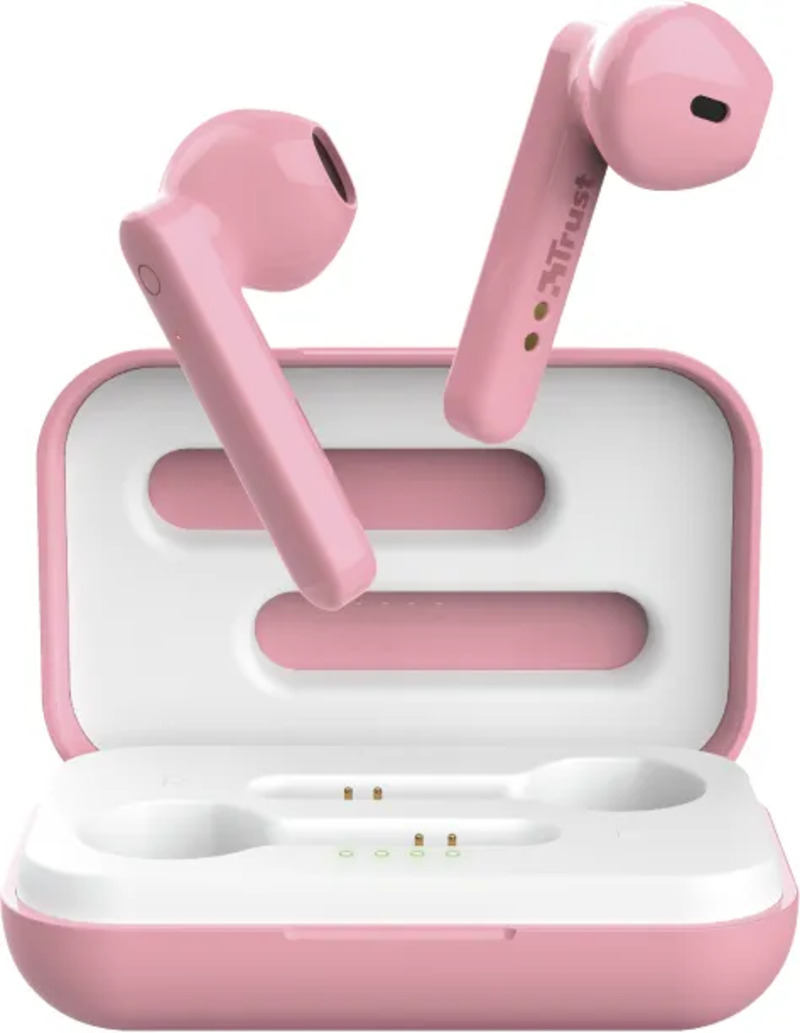 Наушники Trust Primo Touch True Wireless Mic Pink (23782)