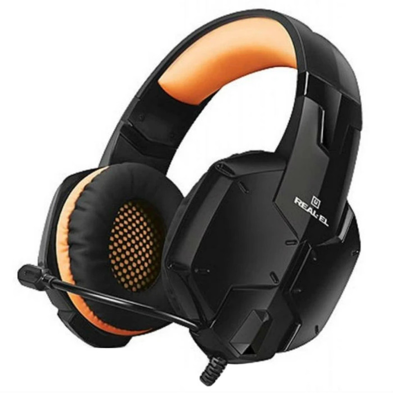 Наушники REAL-EL GDX-7700 Black/Orange