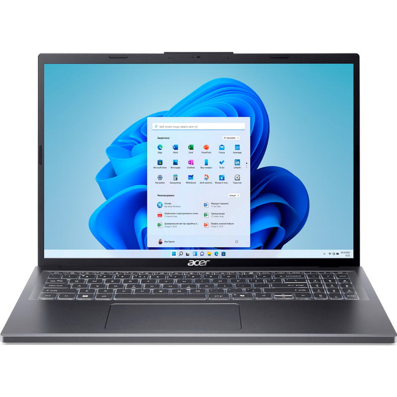 Ноутбук Acer Aspire 16 A16-71GM-53TK (NX.J7DEU.001) Steel Gray