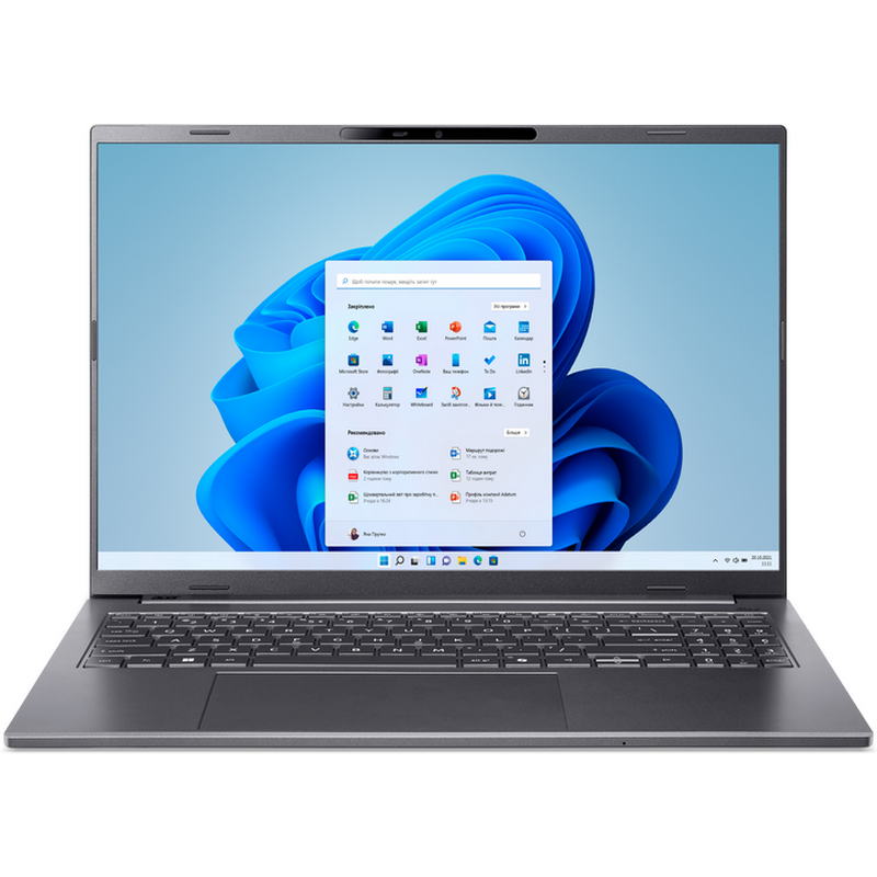 Ноутбук Acer Aspire 16 AI A16-11M-X826 (NX.JLNEU.001) Steel Grey - фото 1 Ноутбук Acer Aspire 16 AI A16-11M-X826 (NX.JLNEU.001) Steel Grey - фото 1