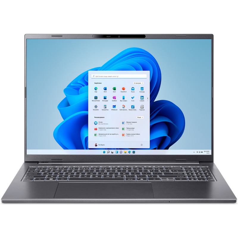Ноутбук Acer Aspire 16 A16-61M-R24Y (NX.JS3EU.003) Steel Gray