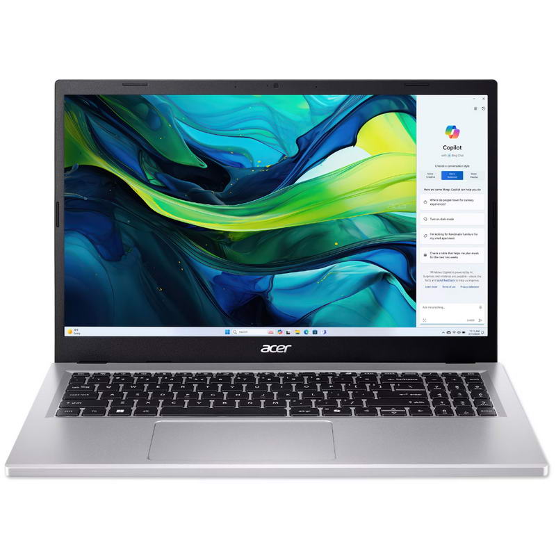 Ноутбук Acer Aspire Go 15 AG15-41P-R3R4 (NX.J7FEU.006) Pure Silver