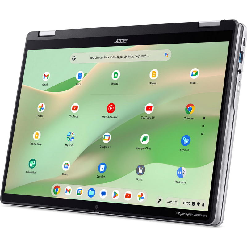 Ноутбук Acer Chromebook Spin 314 CP314-2HN-329V (NX.KYJEU.001) Sparkly Silver - фото 4 Ноутбук Acer Chromebook Spin 314 CP314-2HN-329V (NX.KYJEU.001) Sparkly Silver - фото 4