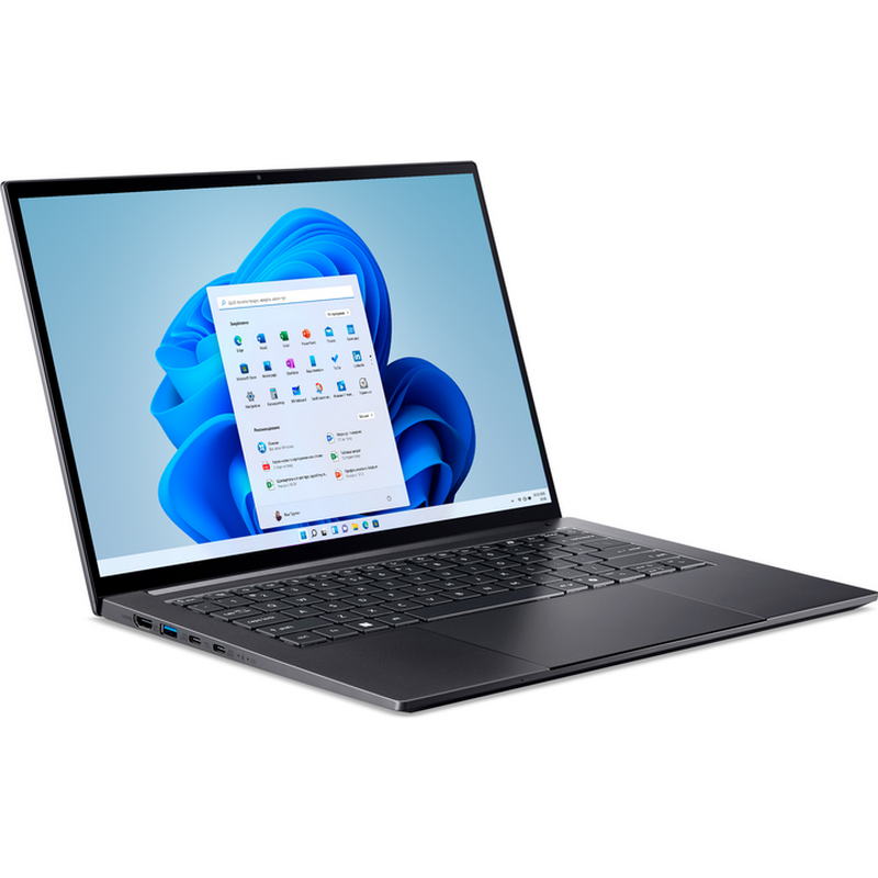 Ноутбук Acer Swift X 14 AI SFX14-61G-R6BJ (NX.JA8EU.004) Titanium Gray - фото 1 Ноутбук Acer Swift X 14 AI SFX14-61G-R6BJ (NX.JA8EU.004) Titanium Gray - фото 1