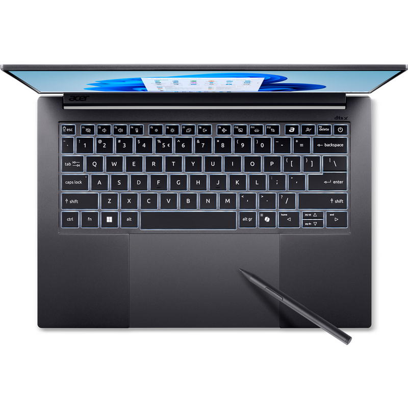 Ноутбук Acer Swift X 14 AI SFX14-61G-R6BJ (NX.JA8EU.004) Titanium Gray - фото 3 Ноутбук Acer Swift X 14 AI SFX14-61G-R6BJ (NX.JA8EU.004) Titanium Gray - фото 3