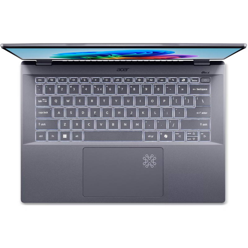 Ноутбук Acer Swift 14 AI SF14-11T-X0VQ (NX.KZWAA.002) Steel Gray - фото 3