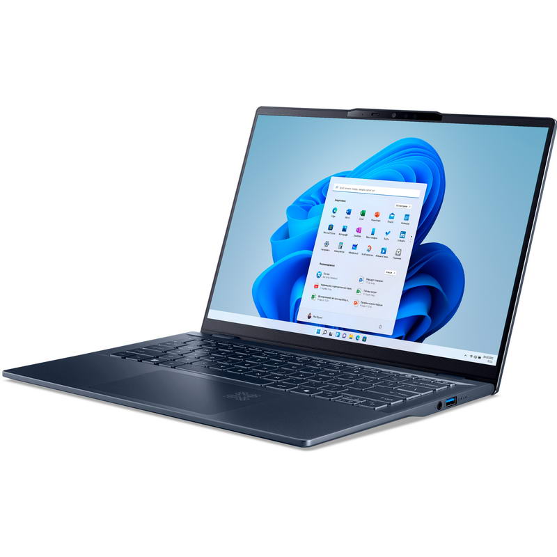 Ноутбук Acer Swift 14 AI SF14-51-5048 (NX.J2KEU.001) Steam Blue - фото 2