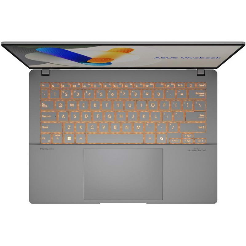 Ноутбук ASUS VivoBook S 14 OLED M5406KA-QD080 (90NB15W1-M006C0) Cool Silver - фото 4