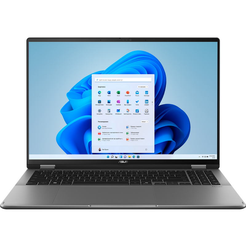 Ноутбук Asus VivoBook Flip 16 TP3607SA (TP3607SA-PS77T) Matte Gray 32/1TB CUSTOM - фото 3 Ноутбук Asus VivoBook Flip 16 TP3607SA (TP3607SA-PS77T) Matte Gray 32/1TB CUSTOM - фото 3