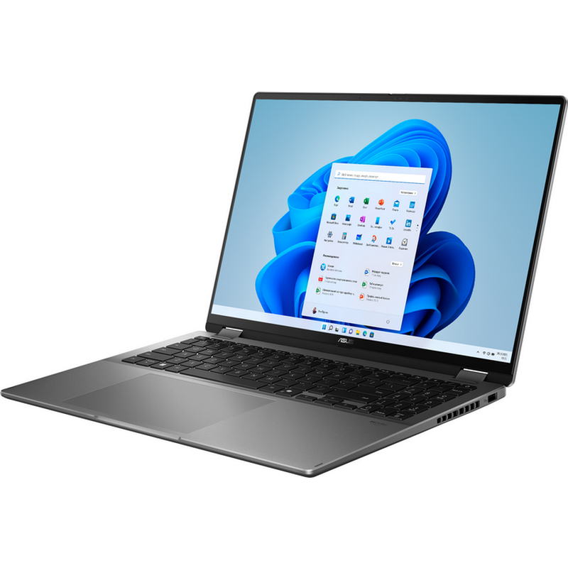 Ноутбук Asus VivoBook Flip 16 TP3607SA (TP3607SA-PS77T) Matte Gray 32/1TB CUSTOM - фото 5 Ноутбук Asus VivoBook Flip 16 TP3607SA (TP3607SA-PS77T) Matte Gray 32/1TB CUSTOM - фото 5