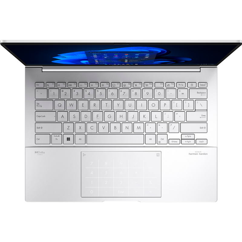 Ноутбук ASUS Zenbook 14 OLED UX3405CA-QL291 (90NB14W4-M00BE0) Foggy Silver - фото 3 Ноутбук ASUS Zenbook 14 OLED UX3405CA-QL291 (90NB14W4-M00BE0) Foggy Silver - фото 3