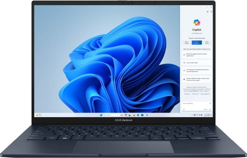 Ноутбук ASUS Zenbook 14 OLED UX3405CA-QL292 (90NB14W3-M00BF0) Ponder Blue