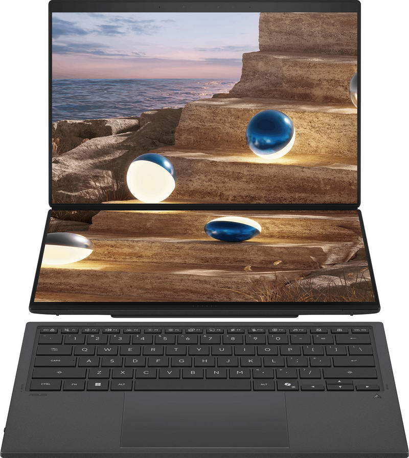Ноутбук ASUS Zenbook Duo UX8407AA-SN604W (90NB16V1-M00ZD0) Moher Gray