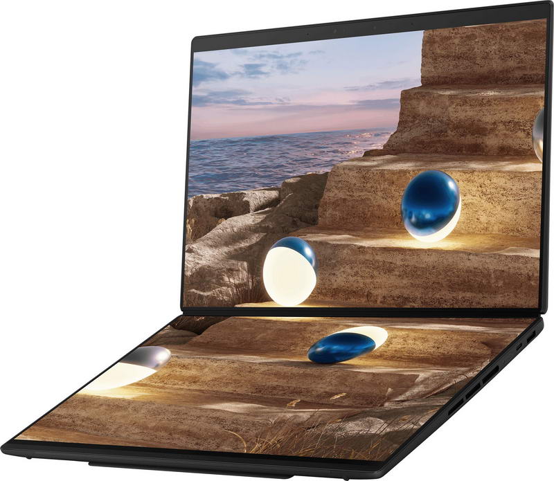 Ноутбук ASUS Zenbook Duo UX8407AA-SN604W (90NB16V1-M00ZD0) Moher Gray - фото 4