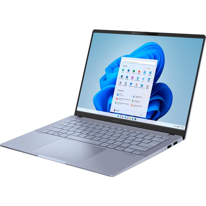 Ноутбук ASUS VivoBook S 14 OLED S5406SA-QD004W (90NB15R2-M00180) Mist Blue - фото 2