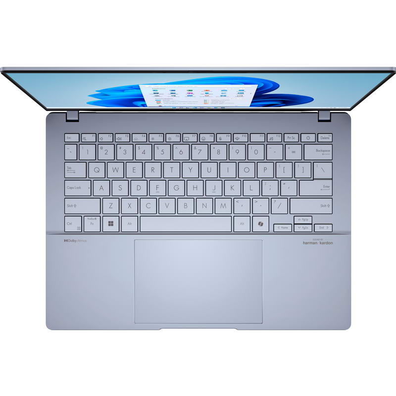 Ноутбук ASUS VivoBook S 14 OLED S5406SA-QD004W (90NB15R2-M00180) Mist Blue - фото 3