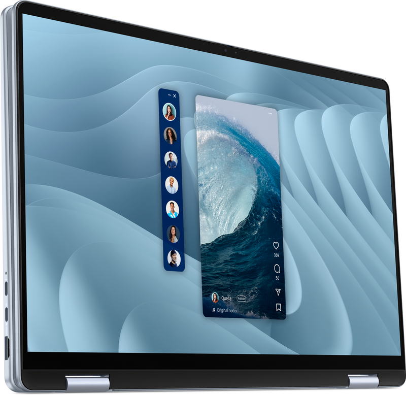 Ноутбук Dell 16 Plus 2-in-1 Laptop DB06250 (73M7M) Ice Blue - фото 1 Ноутбук Dell 16 Plus 2-in-1 Laptop DB06250 (73M7M) Ice Blue - фото 1