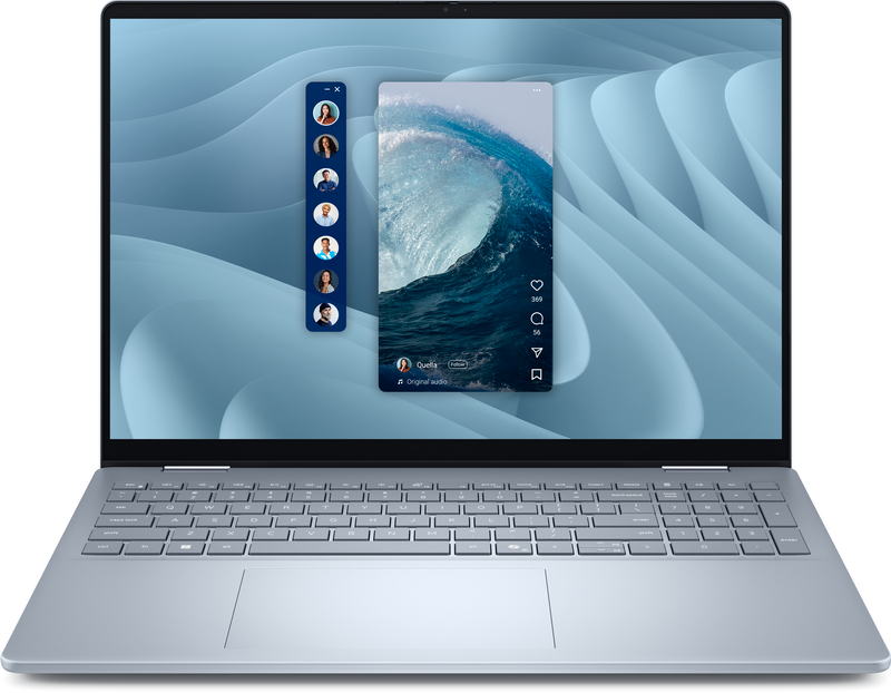 Ноутбук Dell 16 Plus 2-in-1 Laptop DB06250 (73M7M) Ice Blue - фото 2 Ноутбук Dell 16 Plus 2-in-1 Laptop DB06250 (73M7M) Ice Blue - фото 2