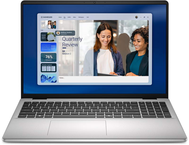 Ноутбук Dell 16 DC16256 (JYG27) Platinum DE