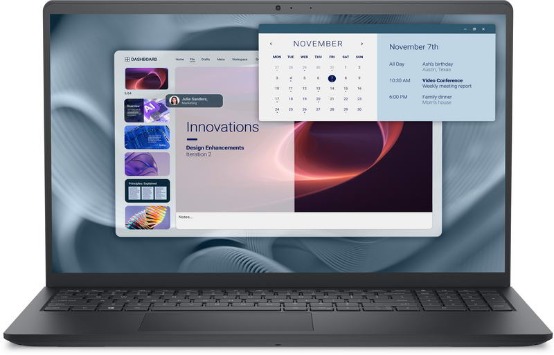 Ноутбук Dell Pro 15 Essential (PV15250RPLU005UA_UBU) Carbon Black