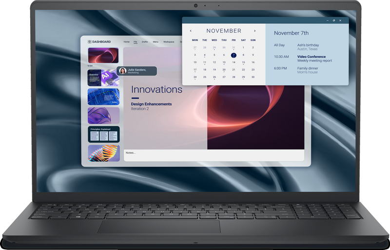 Ноутбук Dell Pro 15 Essential (PV15255MDO850UA_UBU) Carbon Black