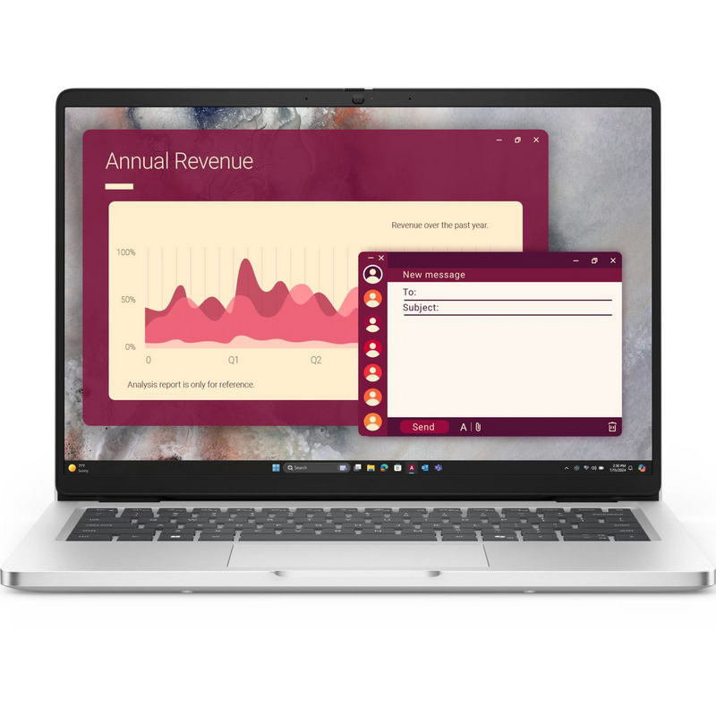 Ноутбук Dell Pro 14 (BTO207_PA14250_UA_WP) Silver