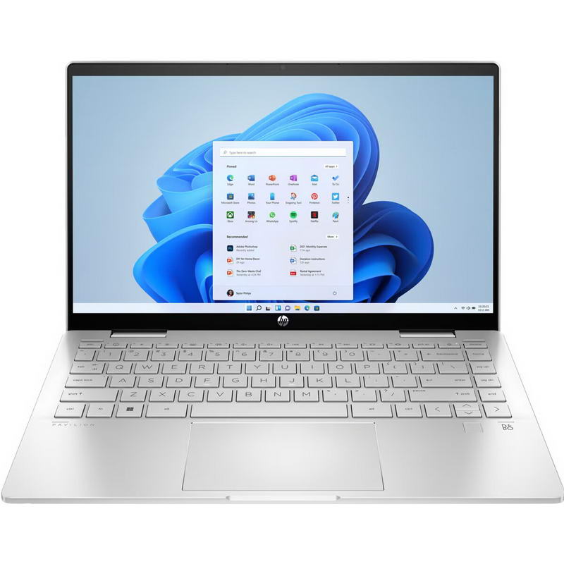 Ноутбук HP Pavilion x360 2-in-1 14-ek1003ua (826T1EA) Natural Silver - фото 1