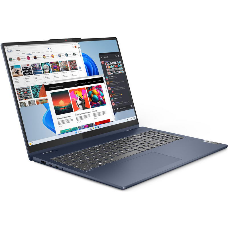 Ноутбук Lenovo IdeaPad 5 2-in-1 16IRU9 (83DU001KUS) Cosmic Blue - фото 2 Ноутбук Lenovo IdeaPad 5 2-in-1 16IRU9 (83DU001KUS) Cosmic Blue - фото 2