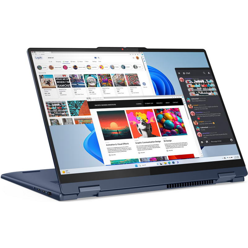 Ноутбук Lenovo IdeaPad 5 2-in-1 16IRU9 (83DU001KUS) Cosmic Blue - фото 1 Ноутбук Lenovo IdeaPad 5 2-in-1 16IRU9 (83DU001KUS) Cosmic Blue - фото 1