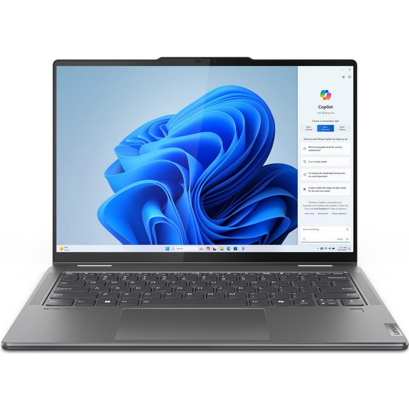 Ноутбук Lenovo Yoga 7 2-in-1 14IML9 (83DJ00CMRA) Storm Grey - фото 4