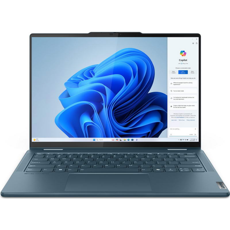 Ноутбук Lenovo Yoga 7 2-in-1 14IML9 (83DJ00CPRA) Tidal Teal - фото 4