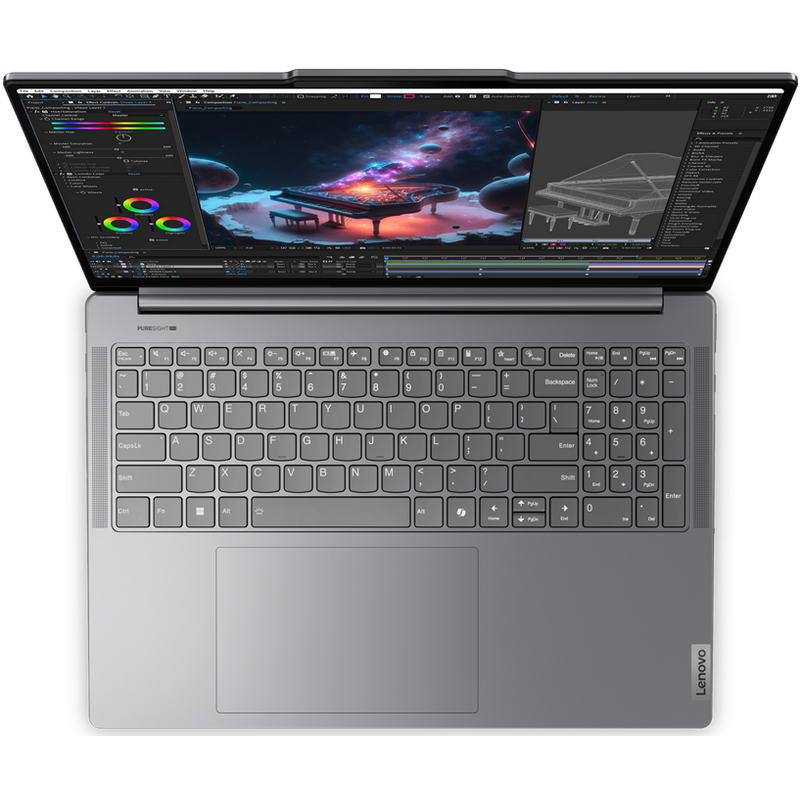 Ноутбук Lenovo Yoga Pro 9 16IMH9 (83DN005XRA) Luna Grey - фото 3