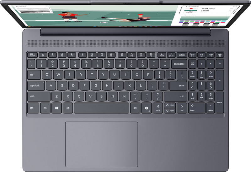 Ноутбук Lenovo IdeaPad Slim 3 15IPH11 (83UR0078RA) Luna Grey - фото 3