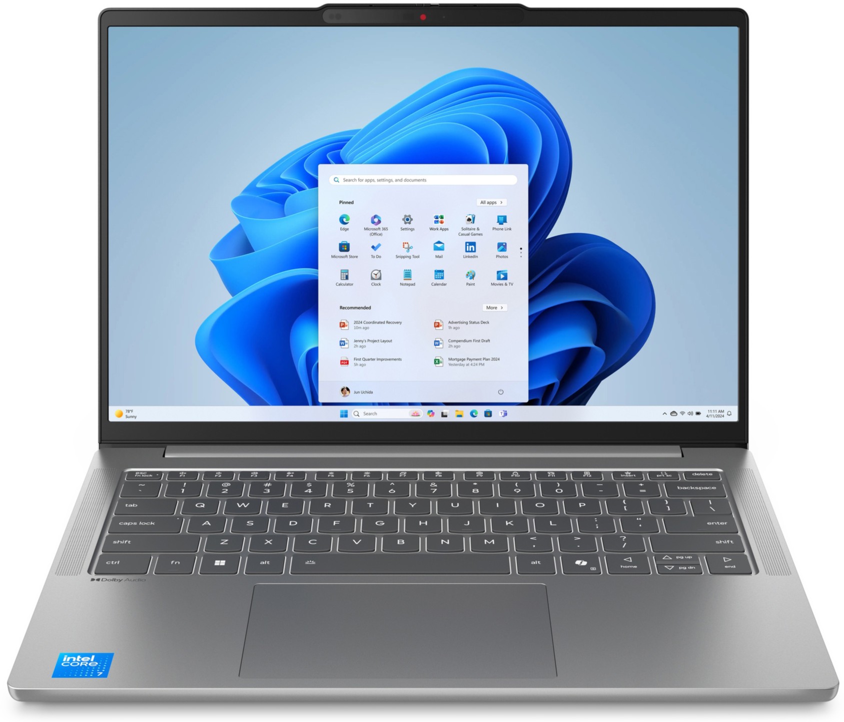 Ноутбук Lenovo IdeaPad Slim 5 14IRH10R (83J0003URM) Luna Grey