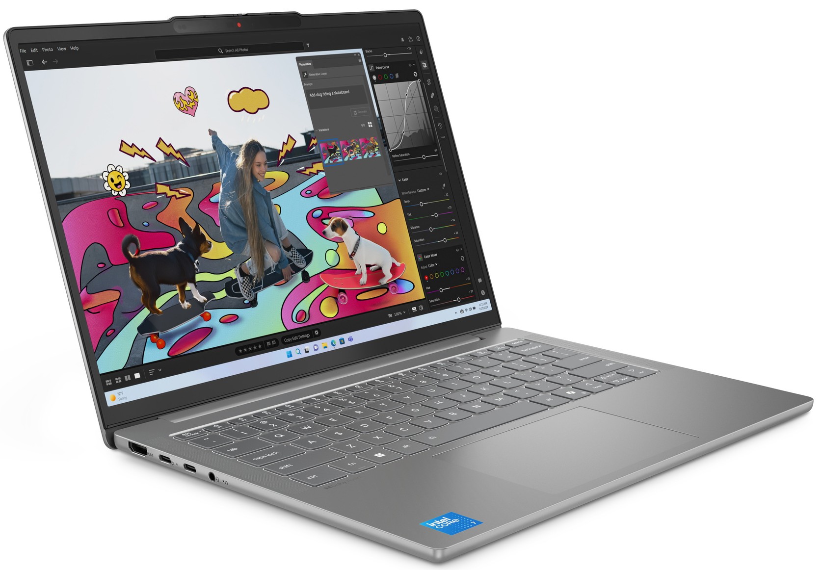 Ноутбук Lenovo IdeaPad Slim 5 14IRH10R (83J0003URM) Luna Grey - фото 2 Ноутбук Lenovo IdeaPad Slim 5 14IRH10R (83J0003URM) Luna Grey - фото 2