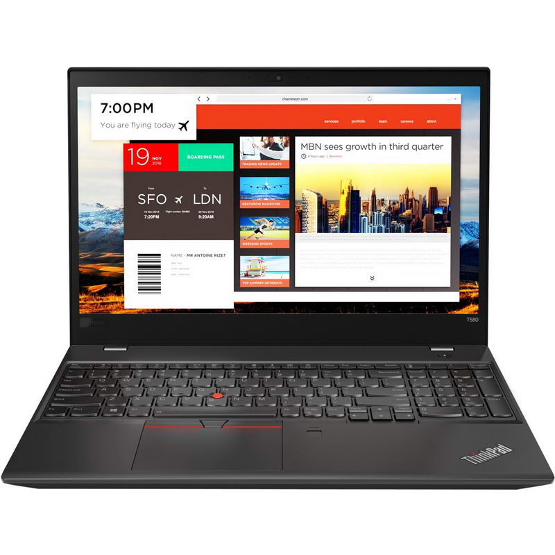 Ноутбук Lenovo ThinkPad T580 (20L9S0FW00) Black