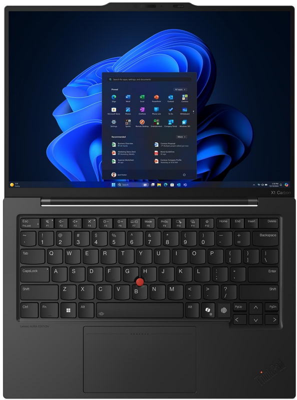 Ноутбук Lenovo ThinkPad X1 Carbon Gen 13 Aura Edition (21NS016RUS) Black - фото 3