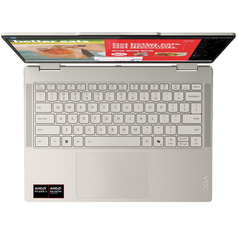 Ноутбук Lenovo Yoga 7 2-in-1 14AKP10 (83JR007JRA) Seashell - фото 5