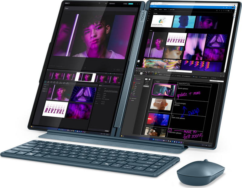 Ноутбук Lenovo Yoga Book 9 14IAH10 (83KJ001KPB) Tidal Teal - фото 5