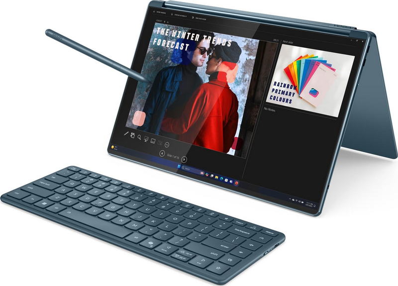 Ноутбук Lenovo Yoga Book 9 14IAH10 (83KJ001KPB) Tidal Teal - фото 8