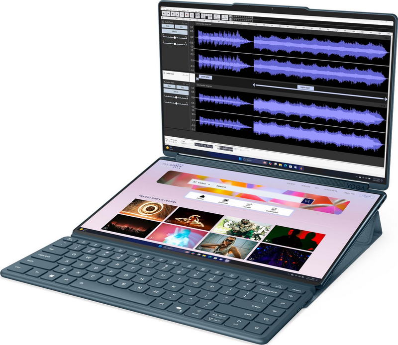 Ноутбук Lenovo Yoga Book 9 14IAH10 (83KJ001KPB) Tidal Teal - фото 10