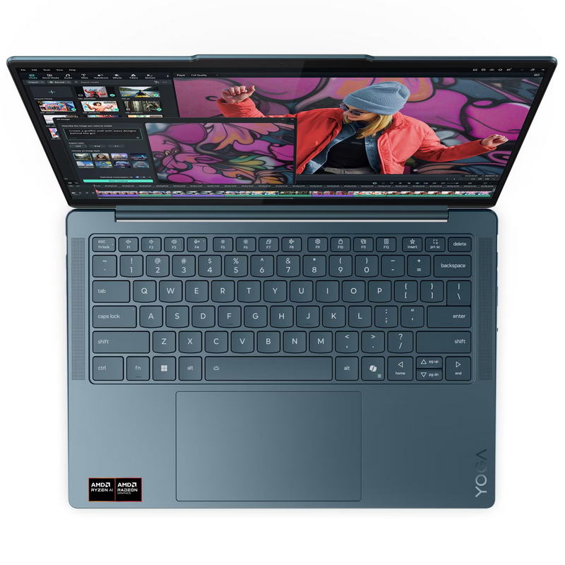 Ноутбук Lenovo Yoga Slim 7 14AKP10 (83JY004SRA) Tidal Teal - фото 3